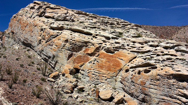 The wind-carved Truckhaven Rocks