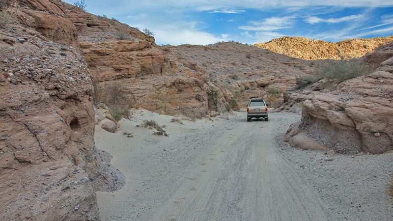 Starting up Blowsand Canyon