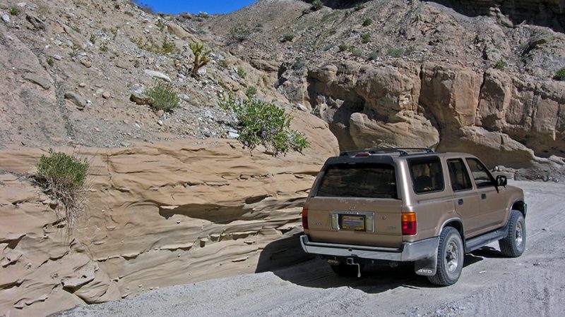 The smooth walls of Sandstone Canyon