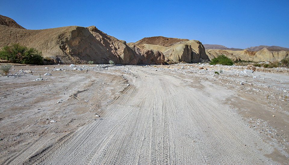 Driving down Fish Creek