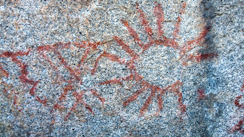 Pictograph in Blair Valley