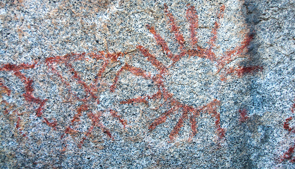 Pictograph in Blair Valley