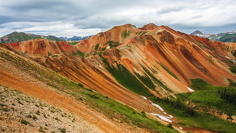 Red Mountains along Corkscrew Gulch