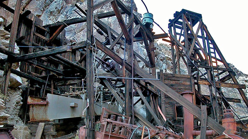 TThe mill of the Corona Mine