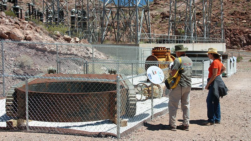 The boneyard display