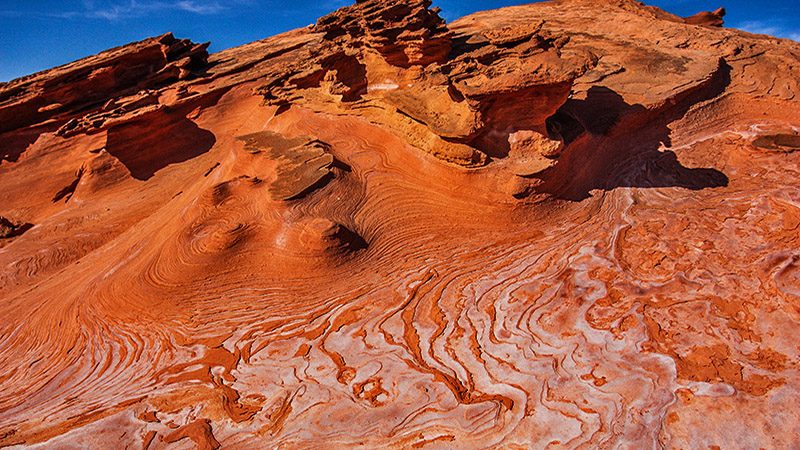 Example of swirling sandstone