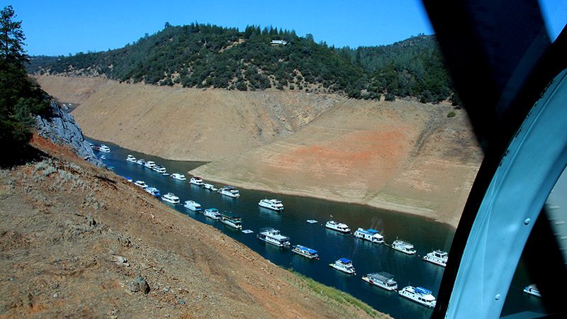 Lake Oroville was very low in 2015