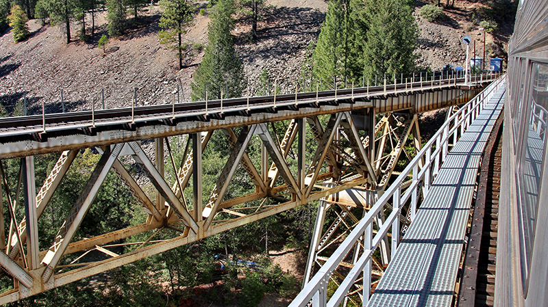 The Keddie Wye bridge