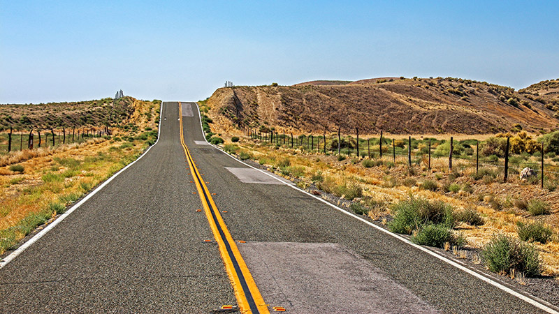 San Andreas Fault Through Carrizo Plain