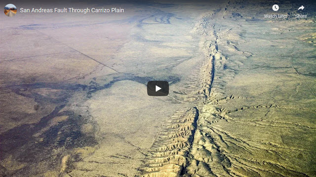 San Andreas Fault Through Carrizo Plain