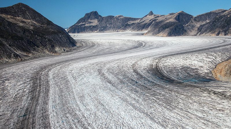 The mighty Taku Glacier