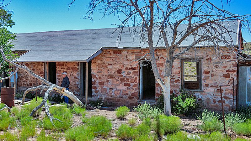 The bunkhouse at the Grand Gulch Mine