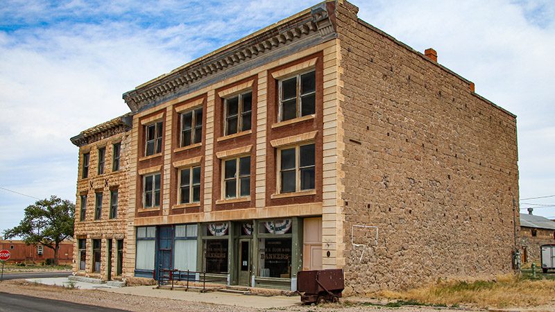 Old office buildings in Goldfield