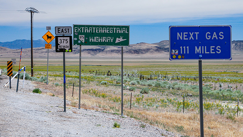 Extraterrestrial Hwy and Area 51