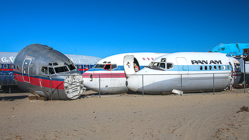 Aviation Warehouse boneyard