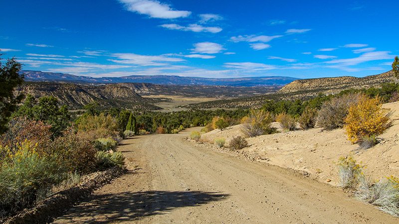 Descending in to Little Valley