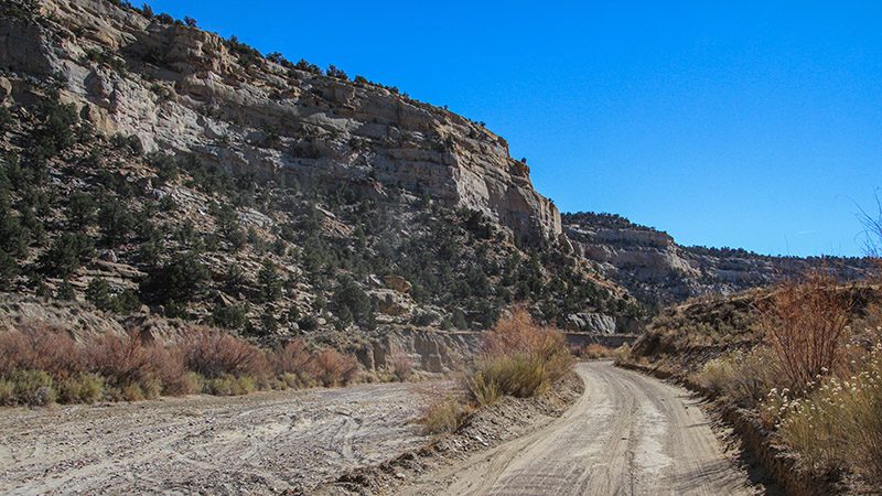 Alvey Wash and Smokey Mountain Road