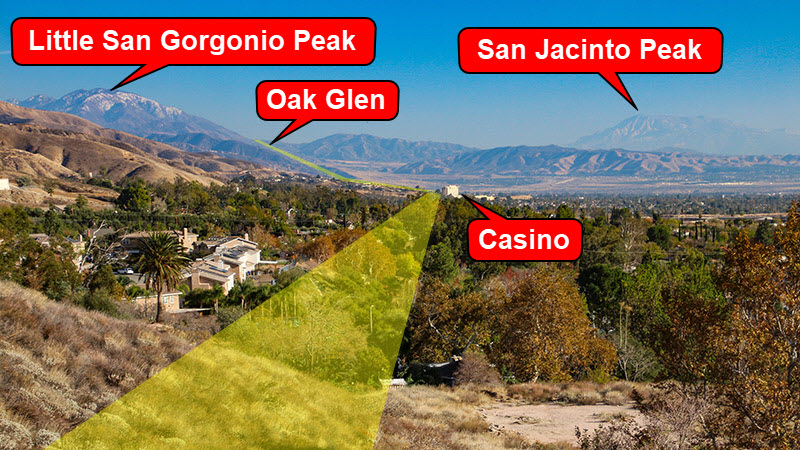 San Andreas Fault across San Bernardino