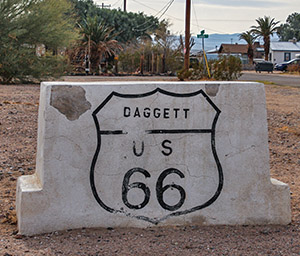 Route 66 from Barstow to Ludlow