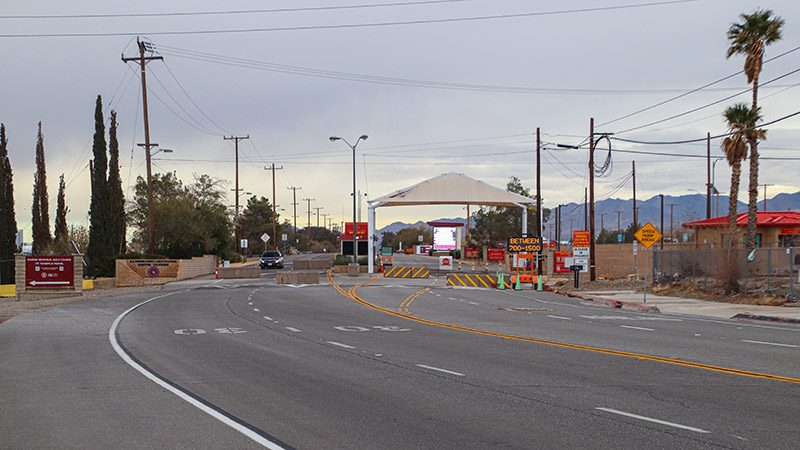 Route 66 passes through Marine Corps base