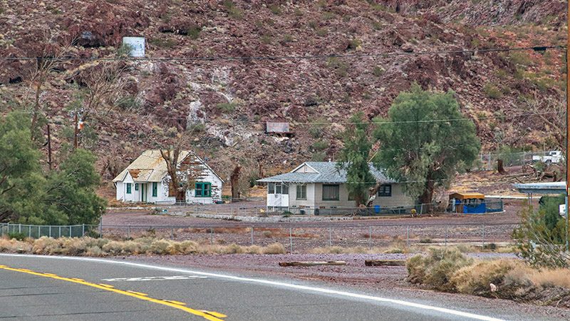 Route 66 highway maintenance yard