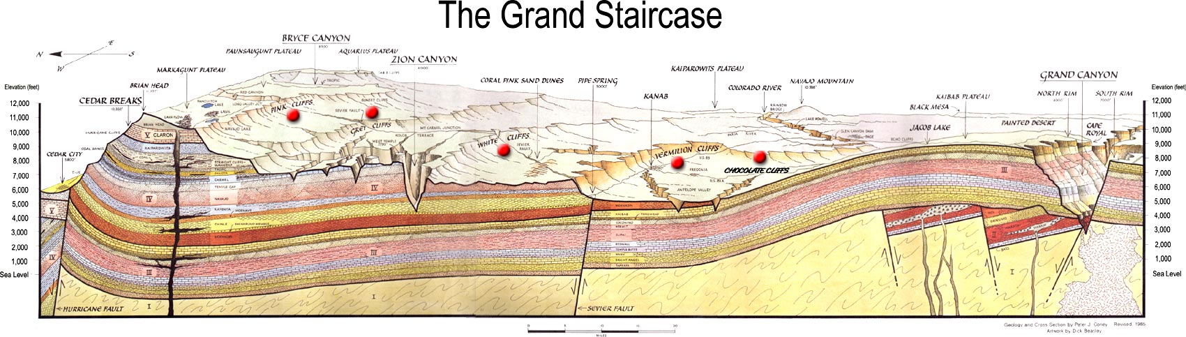 Another cross-section of the Grand Staircase