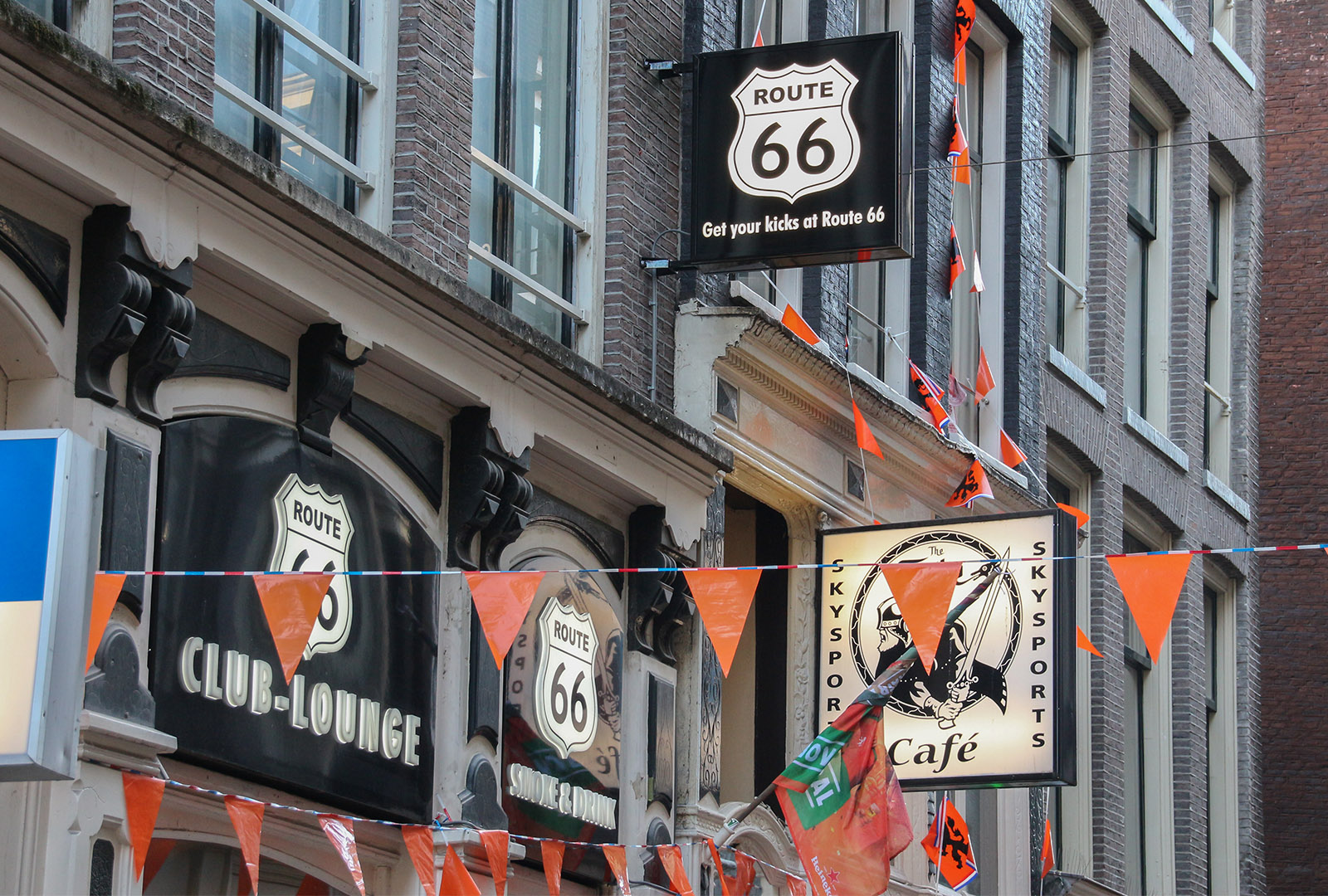 Route 66 in Amsterdam, Holland