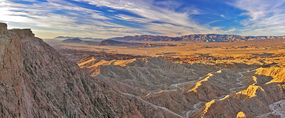 Fonts Point overlooking the Borrego Badlands