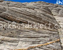 White Navajo Sandstone in Snow Canyon Utah