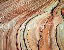 The Wave: Layered Orange Sandstone
